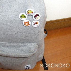 まんまることり　缶バッチ