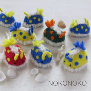 羊毛フェルト　うみうし