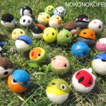 まんまることり　羊毛フェルト